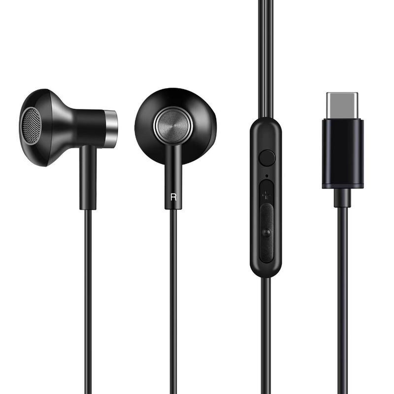 Audifono-Tipo-C-Con-Microfono-Y-Volumen-Aiwa-Aw-I60Tc-In-Ear