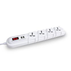 REMA ALARGADOR MULTINORMA 3MTS / 4 TOMAS + 2 USB + PROTECCION