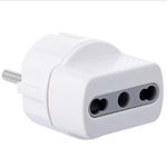 Adaptador Bipaso 2P+T 10/16A Schucko Bticino Adaptadores y Triples