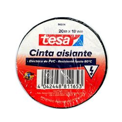 TESA CINTA AISLANTE ELECTRICA Black 18MM. X 20MTS.  221432