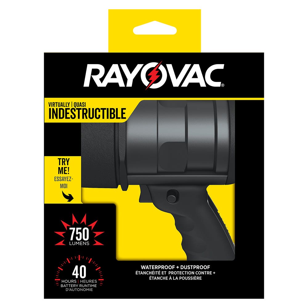 RAYOVAC LINTERNA LED MANUAL  670 LUMENES ANTI GOLPES