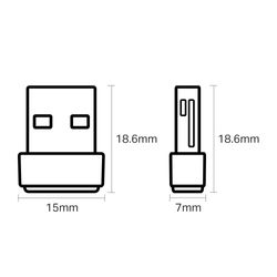 TP-LINK ADAPTADOR WIFI USB NANO DUAL BAND AC600 ARCHER T2U