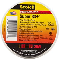3M CINTA AISLANTE N 33 20 MTS NEGRA