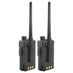 BAOFENG KIT 2 RADIOS  PORTATILES  35KM  RECARG. 42 CANALES  (8850