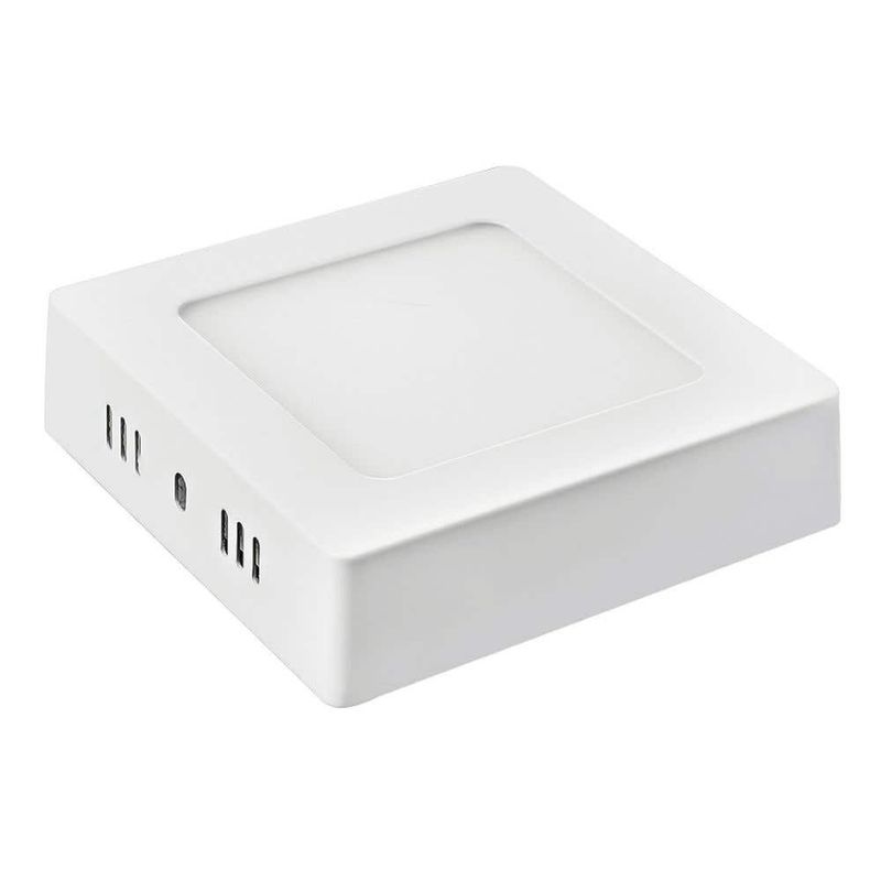Panel-Led-Cuadrado-Sobrepuesto--12W-6000K-Proyectores-de-Area-y-Paneles--Led