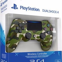 SONY CONTROL PS4 ORIGINAL GREEN CAMOUFLAGE