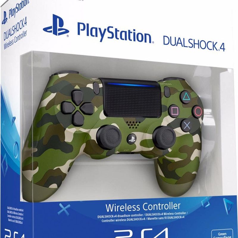Control Ps4 Original Green Camouflage Sony Controles