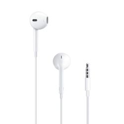 APPLE MNHF2AM/A AUDIFONOS EARPODS ALAMBRICO JACK 3.5MM MANOS LIBRE/CONTROL  ORIGINAL BLANCO