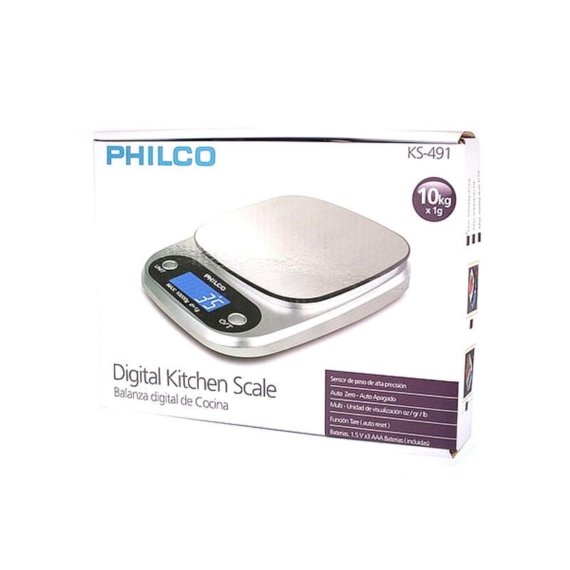 Balanza Peso Digital Cocina 10 Kilos Portatil Bateria Luz