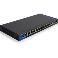 LINKSYS SWITCH ETHERNET 16 PUERTOS GIGABIT CARCASA METALICA ESCRITORIO  LGS116