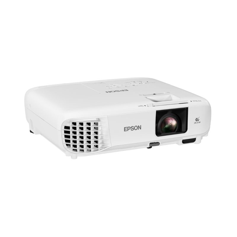 Proyector Xga 3400 Lumenes Epson Powerlite E20 + Telon 1.5X1.5M Proyectores