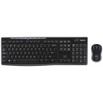 Combo Teclado+Mouse /Teclas Multimedia Inalambrico Usb Logitech Mk270 Negro Teclados Computación