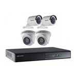 Kit Dvr  4 Canales +4 Camaras Full Hd 1080P + D. Duro 1Tb Kit Dvr