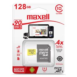 MAXELL MEMORIA MICRO SD 128GB CLASE 10