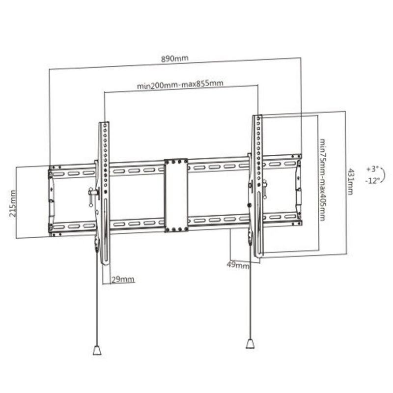 Soporte-Tv-Pared-43---90--Con-Inclinacion-Brateck-Desde-50