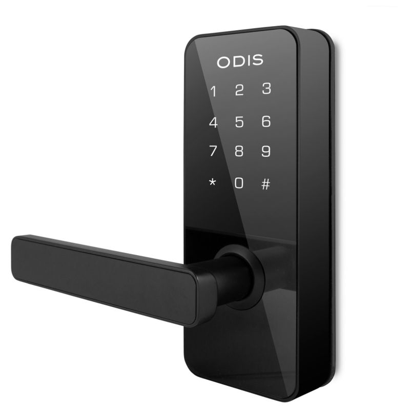 Cerradura-Digital-C--Manilla-Reversible-7700-Color-Negra-Controles-de-Ingreso
