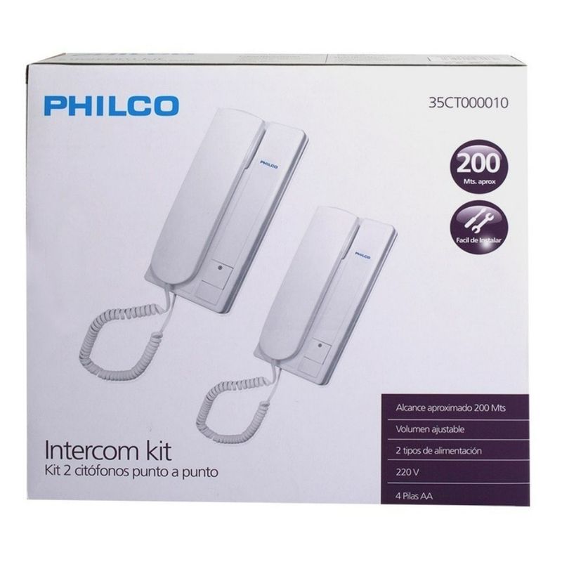 Kit-2-Citof.-Punto-A-Punto-Philco-Citofonos