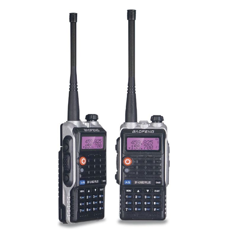 Kit 2 Radios Portatiles  40Km   Recarg. 42 Canales Outdoor Uv-B2 Plus (9150) Intercomunicadores