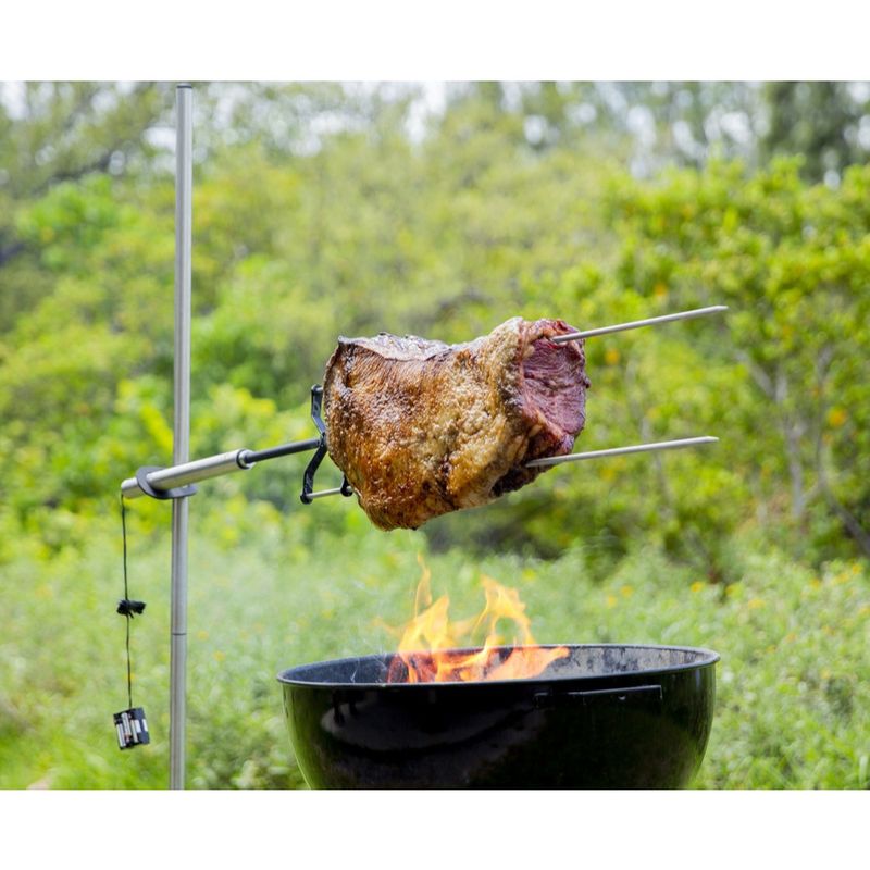 Asador De Carnes A La Espada Giratoria