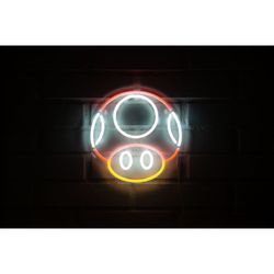 LETRERO ESTILO NEON CHAMPINON (USB/30,5X30,5CM)