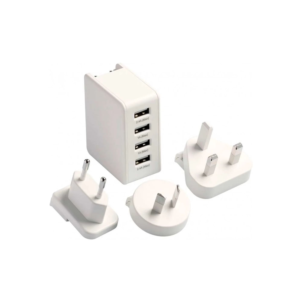 GO TRAVEL CARGADOR MULTI USB CON ADAPTADOR DE CORRIENTE UNIVERSAL