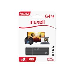 MAXELL PENDRIVE 64GB BLACK