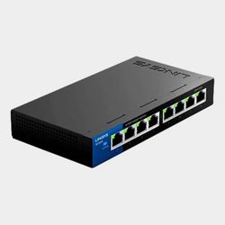 LINKSYS SWITCH ETHERNET 8 PUERTOS GIGABIT CARCASA METALICA ESCRITORIO  SE3008