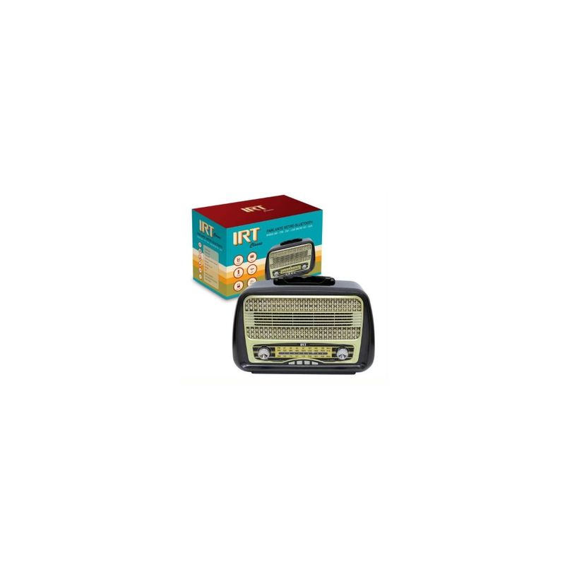 Radio retro BT/FM/AM/SW/USB/SD/AUX IRT madera