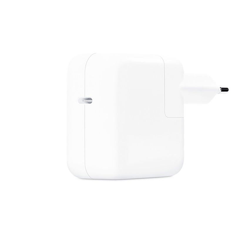 Apple My1W2Ci/A Cargador Para Notebook 30W Usb-C Original Sin Cable Cargadores Notebooks