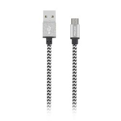 PHILCO CABLE MICRO USB A USB TRENZADO 1MT