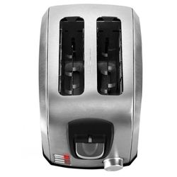 BLACK + DECKER TOSTADOR CROMADO PARA 2 REBADAS 6 NIVELES DE TOSTADO