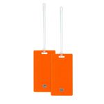 Par-De-Identificadores-De-Equipaje-Colores-Brillantes-Naranjo-Infaltables-Para-Viajar