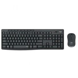 LOGITECH COMBO TECLADO+MOUSE SILENT INALAMBRICO USB  295 BLACK