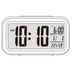 Reloj-Despertador-De-Mesa-Blanco-Radio-Reloj