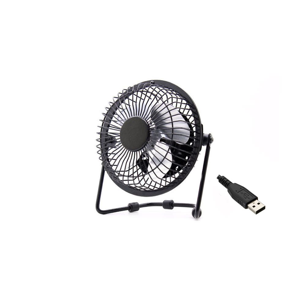 VENTILADOR USB 5 2.1W 5V COLOR BLACK