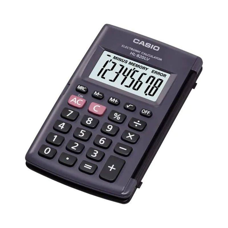 CASIO CALCULADORA BOLSILLO HL 820LVBK casaroyal.cl Casa Royal