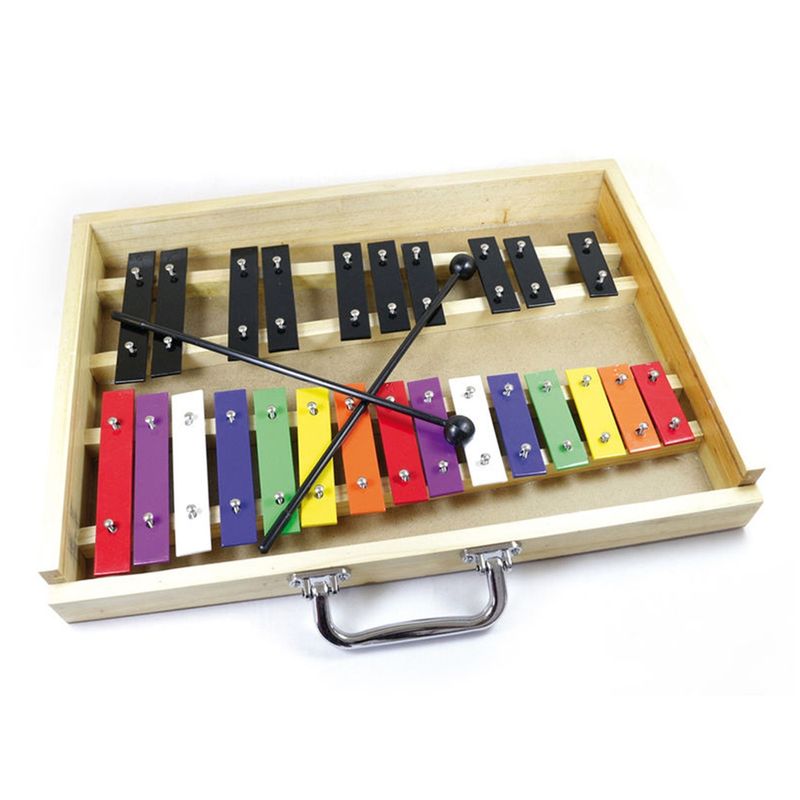 Metalofono-25-Notas-Color-Caja-Madera-Alaguez-Metalofonos