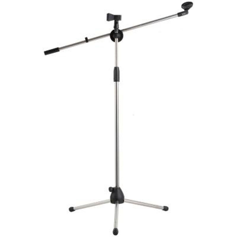 Pedestal-Microfono-Con-Boom-Niquel-Introtech-Pedestales-y-Atriles