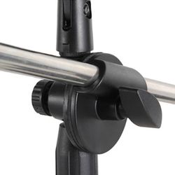 INTROTECH PEDESTAL MICRÓFONO CON BOOM NIQUEL