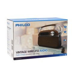 PHILCO RADIO VINTAGE BT CONEXIÓN INALAMBRICA