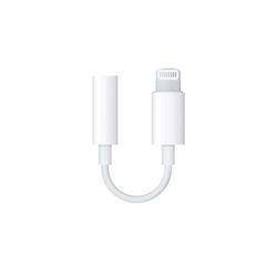 APPLE MMX62AM/A ADAPTADOR LIGHTNING A JACK 3.5MM ORIGINAL BLANCO