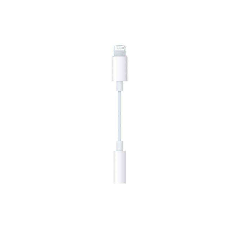 Apple Mmx62Am/A Adaptador Lightning A Jack 3.5Mm Original Blanco Cables Adaptadores y Conectores
