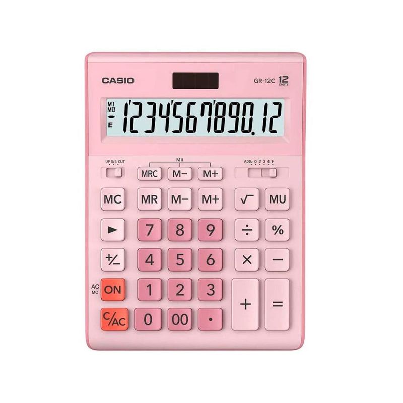 Calculadora-Sobremesa-Casio-Gr-12C-Pk-Escritorio
