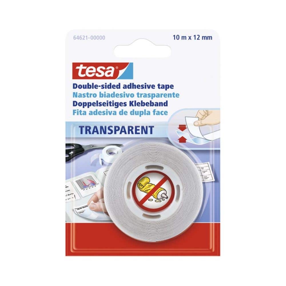 TESA CINTA DOBLE FAZ OBJETOS LIVIANOS 12MM. X 10MTS.