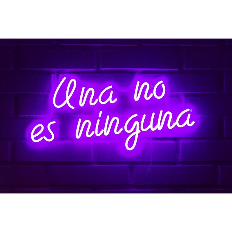Letrero-Estilo-Neon-Una-No-Es-Ninguna--Blanco-Usb-61X305Cm--Letreros