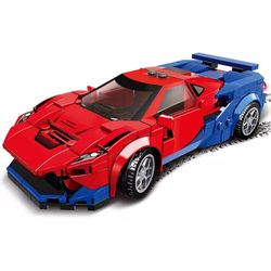 WOMA ARMABLE AUTO CARRERA ROJO C0321  267 PIEZAS
