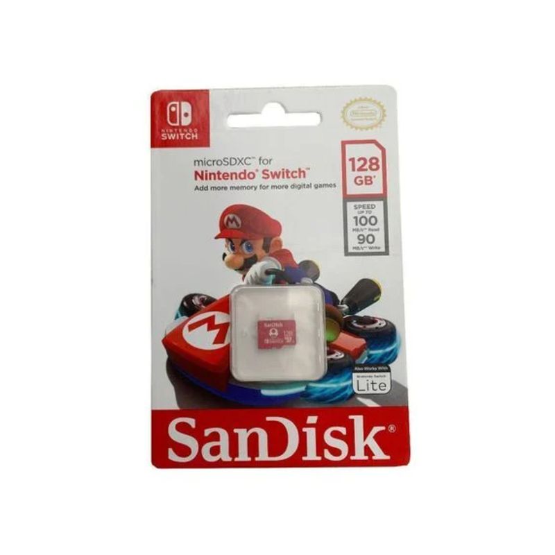 Tarjeta-De-Memoria-Micro-Sd-128Gb-Nintendo-Switch-Uhs-I-U3-Tarjetas-de-Memoria
