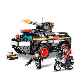 WOMA ARMABLE TANQUE BLINDADO SWAT C5002 351 PIEZAS