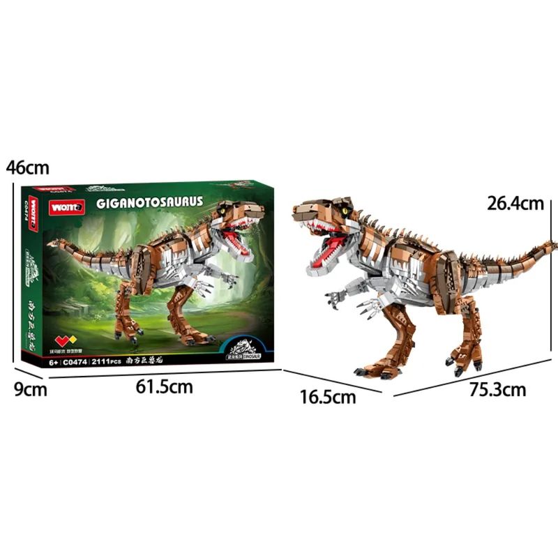 Armable Giganotosaurus Woma (C) Figuras Armables