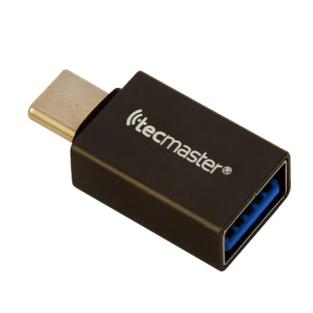 TECMASTER ADAPTADOR USB-C M/ USB-A H 3.0 SINCRONIZACION + CARGA TM-100532-GF